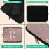 Pink Cherry Blossom Monogram Custom Name Laptop Sleeve